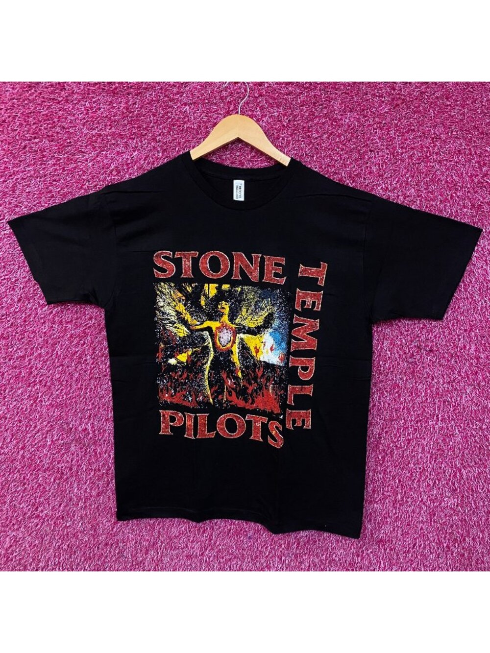 Stone Temple Pilots Core Album Cover Rock Band Tee L